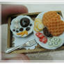 Dollhouse Size Yummy Waffle