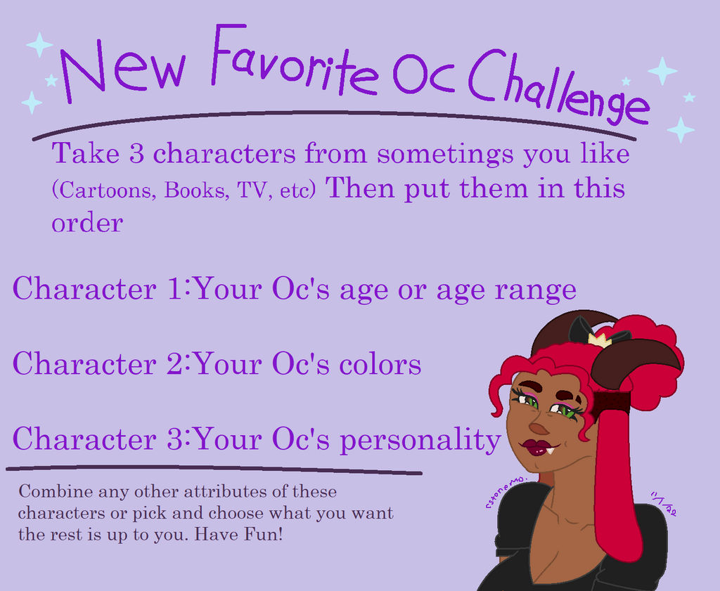 New Favorite Oc Challenge Template by CydneyStone on DeviantArt New Favorite Oc Challenge Template by CydneyStone on DeviantArt