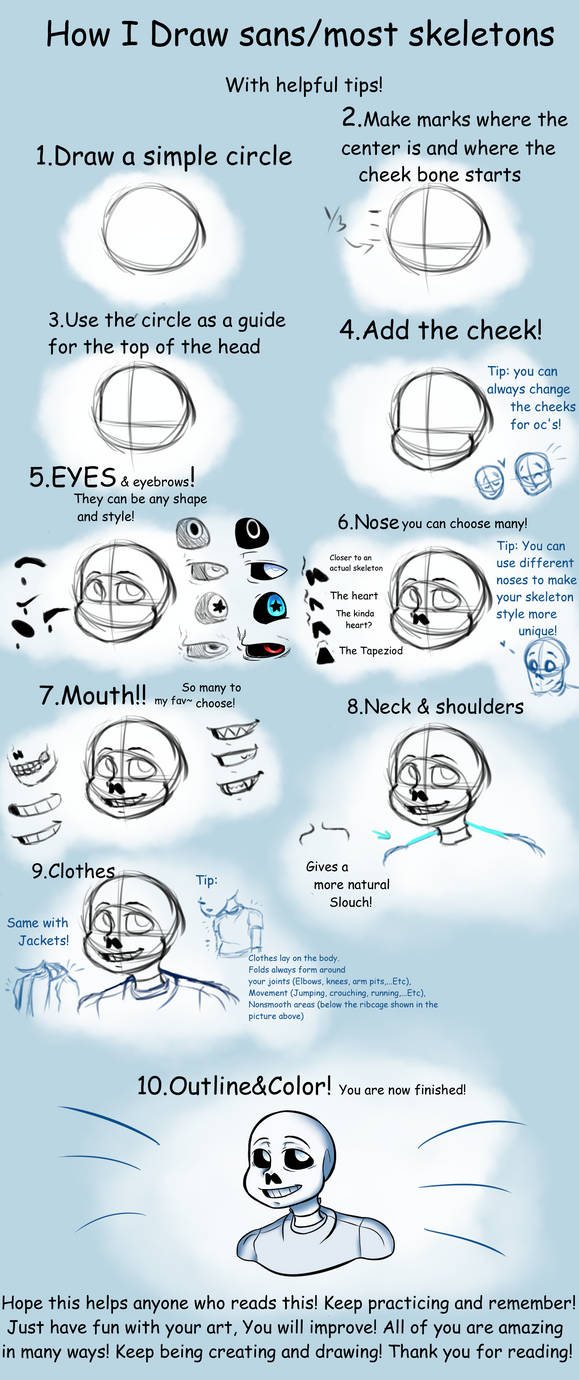 Sans tutorial by AndHisPalMugMan on DeviantArt