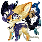 Art Trade: Night/Day Kitsumera by Arccyfox