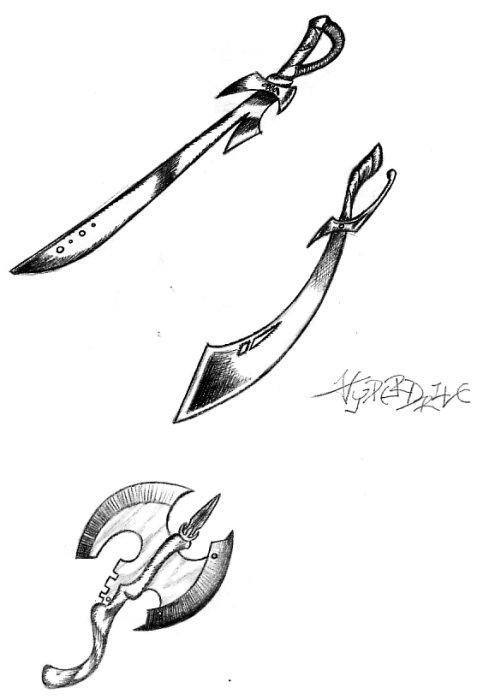 Random Weapon Cartoon Writing Random weapons by Saldarax on DeviantArt
