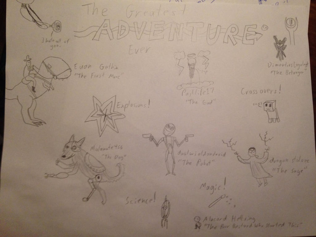 Amazing Adventure Deviantart The Greatest Adventure Ever by Malamute456 on DeviantArt