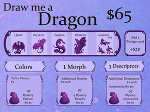 Draw Me A Dragon Commissions Open!