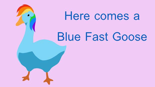 Untitled Blue Goose