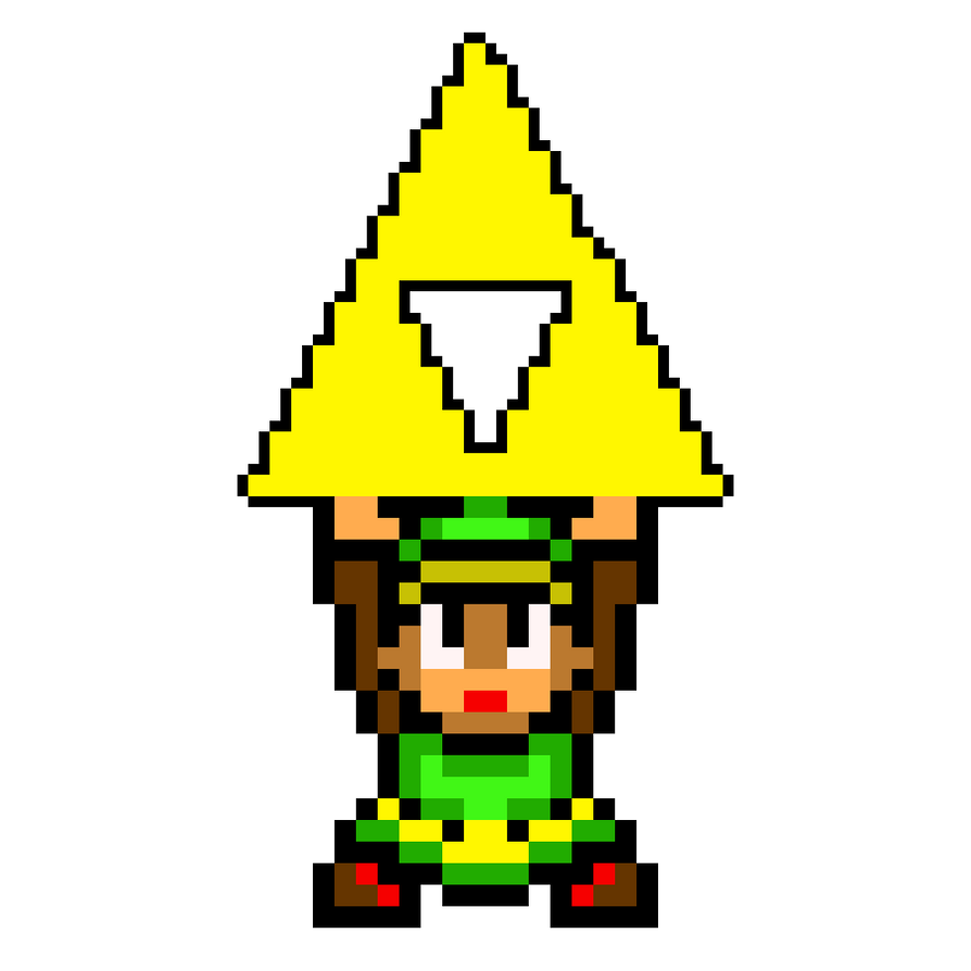 ALttP Link holding the Triforce by Reconcatz on DeviantArt