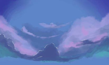 Practice piece - sky