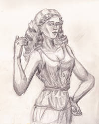 Woman Sketch from Imagination