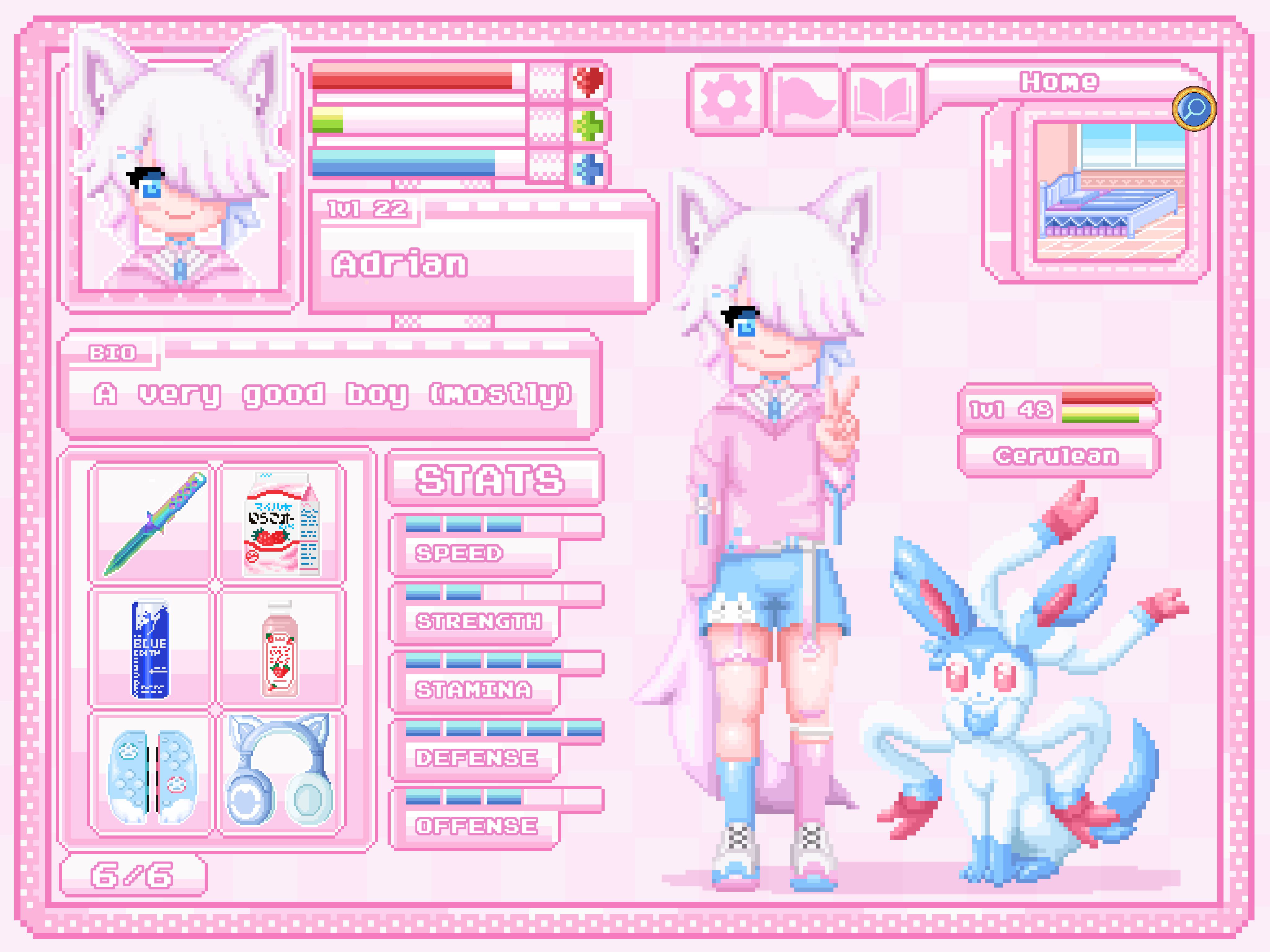 Adrian and Cerulean by KiyuriKami on DeviantArt