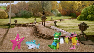 Rubbadubbers characters in Wallace and Gromit