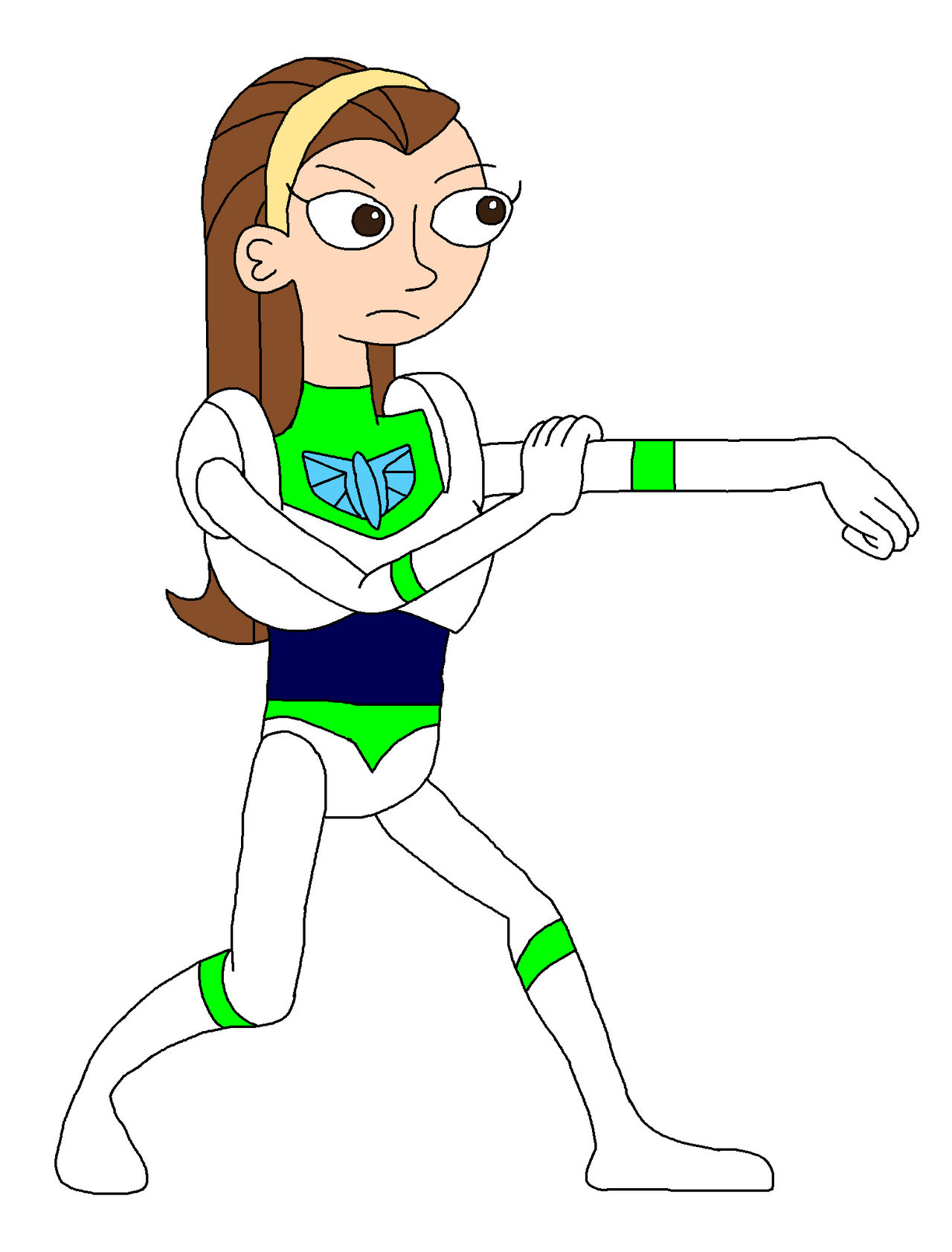 Lay Her Ranger Lydia in her space ranger unifrom by Melv2002 on DeviantArt