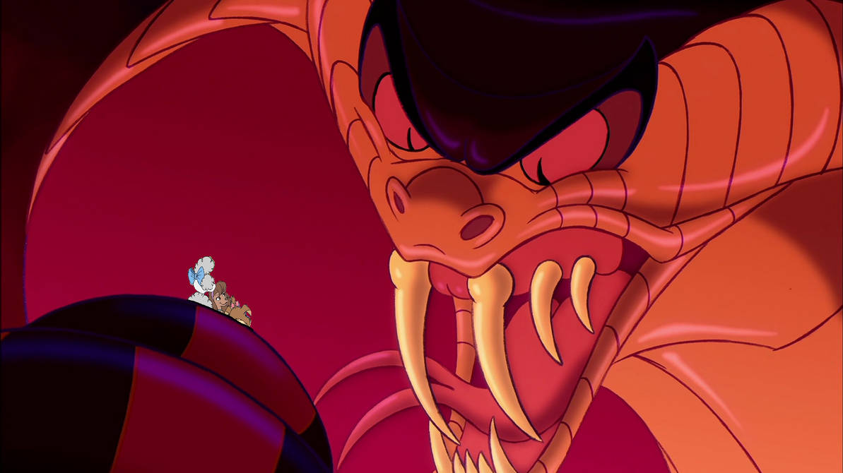 Thunderbolt's Fangirls meet Jafar as a Snake by Melv2002 on DeviantArt