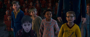 Charlie Bucket on the Polar Express