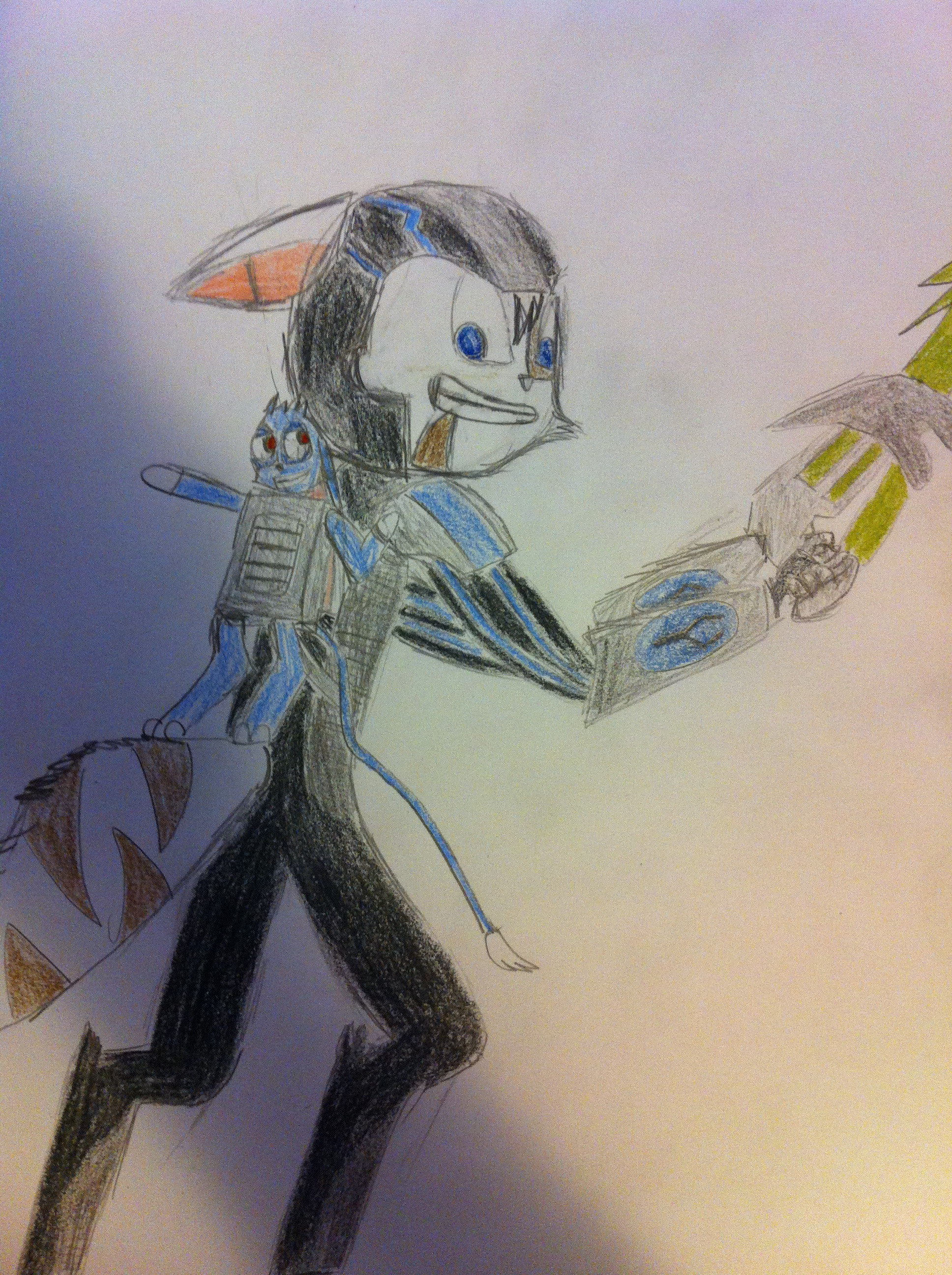 Mace and Whip as Ratchet and Clank