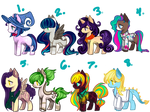 Neon's of colors ( Adopts- Open! 5/8) by SandBeetle