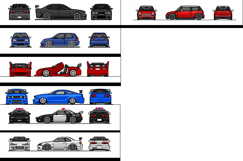 Pixel Cars Collection Pixel Car Collection by LILD27 on DeviantArt
