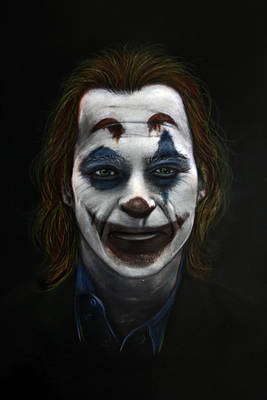 Joker face on