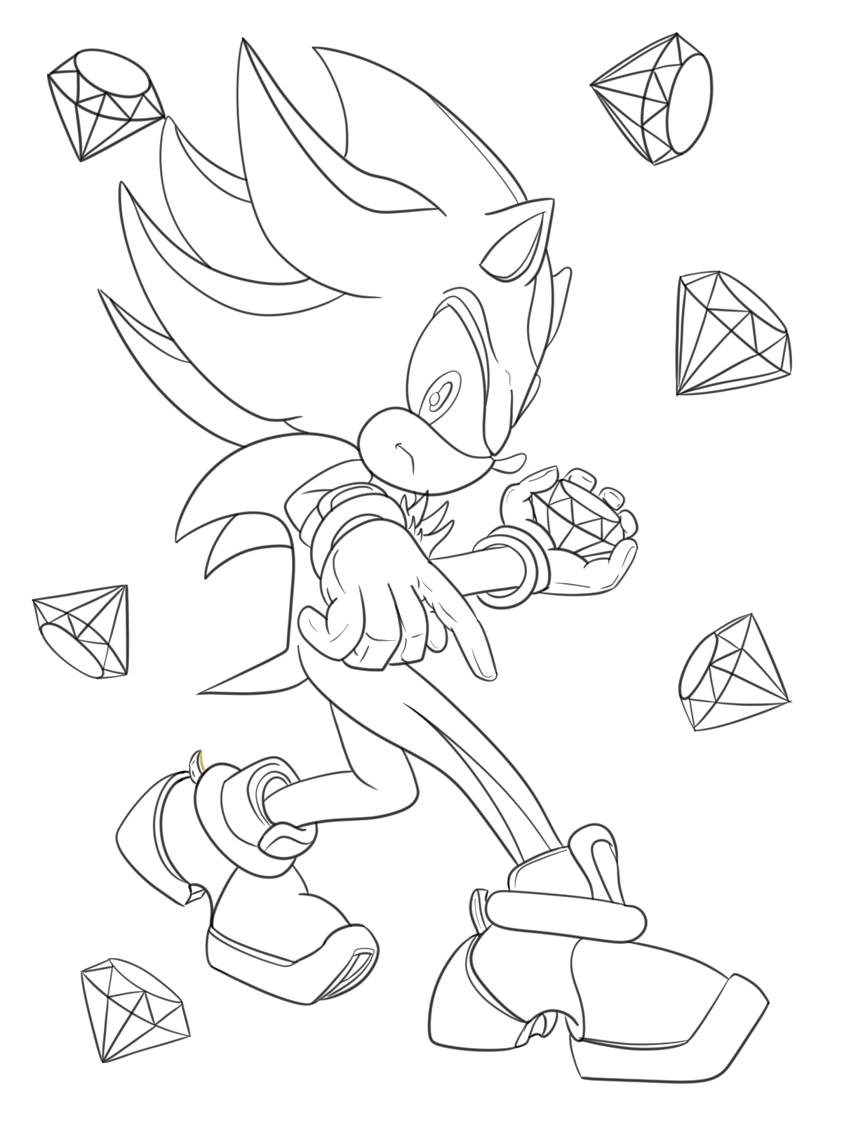 Shadowrocket Shadow Coloring Shadow the hedgehog, Color Sheet! by ThatOneAnimeArtGuy on DeviantArt