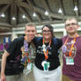 Me, Geeky Steven, MaiKatystar at BronyCon 2018