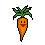 8 bit Happy carrot