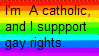 catholic gay rights STAMP