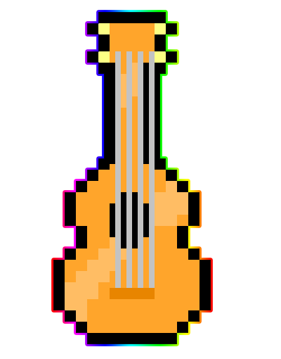 guitar pixel art by orangetoaster1 on DeviantArt