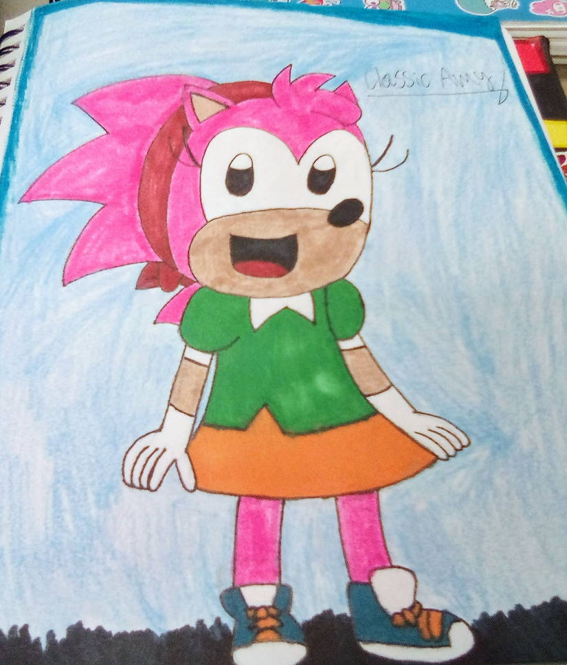 Classic Lil Pink Hedgy Amy Rose by G1g1Sw33tz on DeviantArt