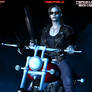 Claire Redfield as The Terminator Part 2