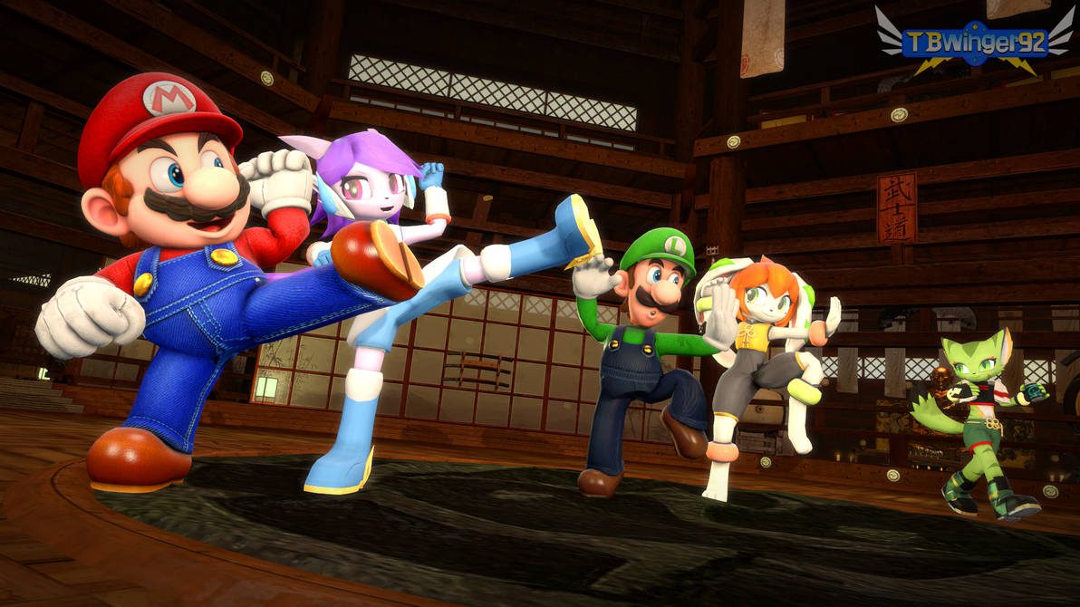 Mario Bros. Martial Arts Training by TBWinger92 on DeviantArt