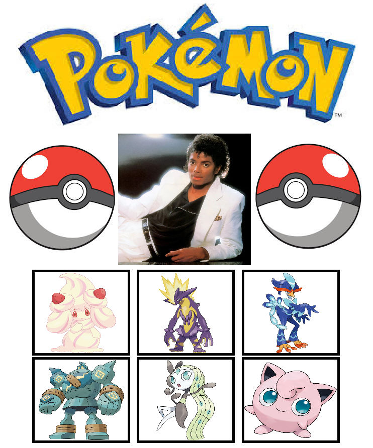 Michael Jackson Pokemon Team by Loudhouselover981 on DeviantArt