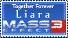 Liara Mass Effect 3 stamp by appleofecstacy