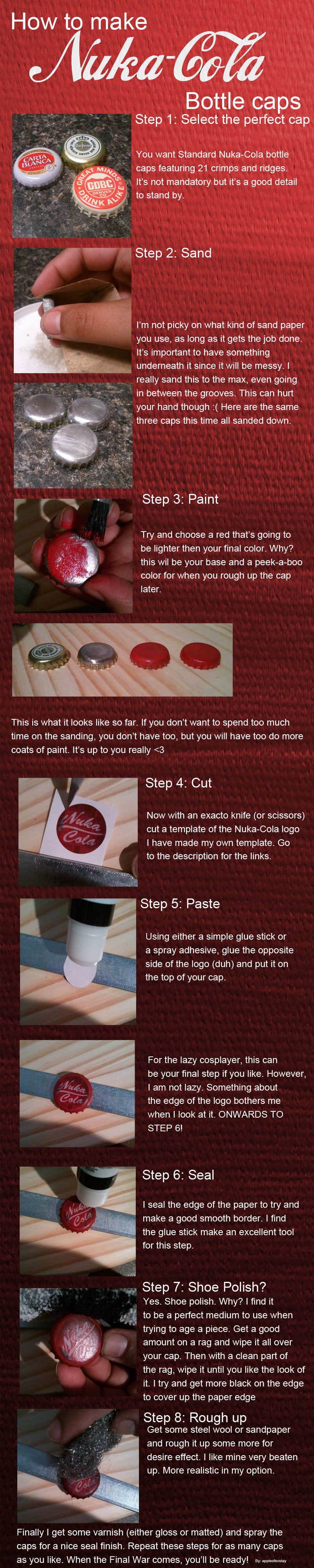 How to make Nuka Cola caps