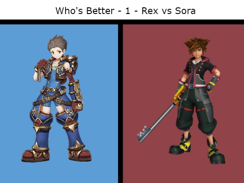 Rex vs Sorey (Xenoblade Chronicles 2 vs Tales of Zestiria) Gotta