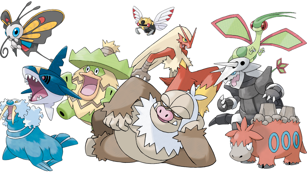 Top 10 Hoenn Pokemon by SailorMajora on DeviantArt