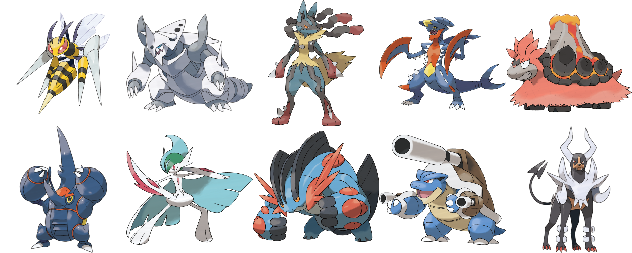 My Top 10 FAVORITE Mega Evolution Pokemon