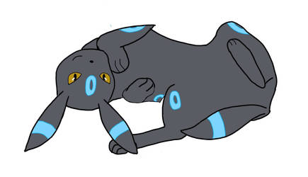 Shiny Umbreon want belly rubs