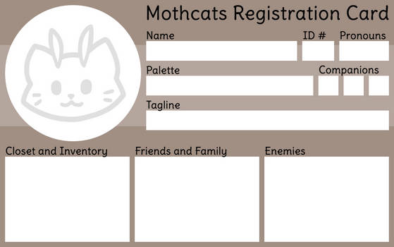 Mothcat Registration Template