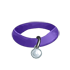 Collar - Purple with Silver Tag by Mothkitten