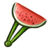 Pin - Watermelon by Mothkitten
