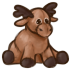 Plush - Giant Moose by Mothkitten