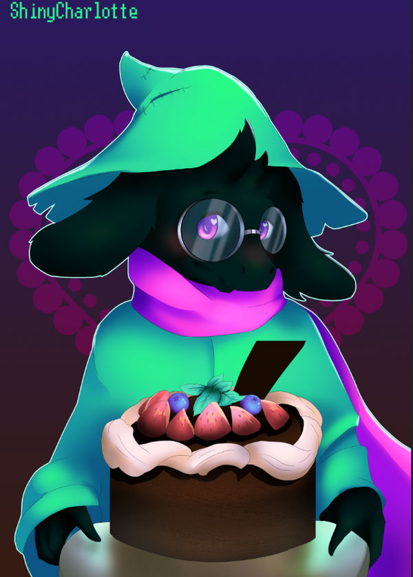 Kitchen Delta Rune Ralsei baked a cake! (Deltarune commission) by ShinyCharlo on DeviantArt