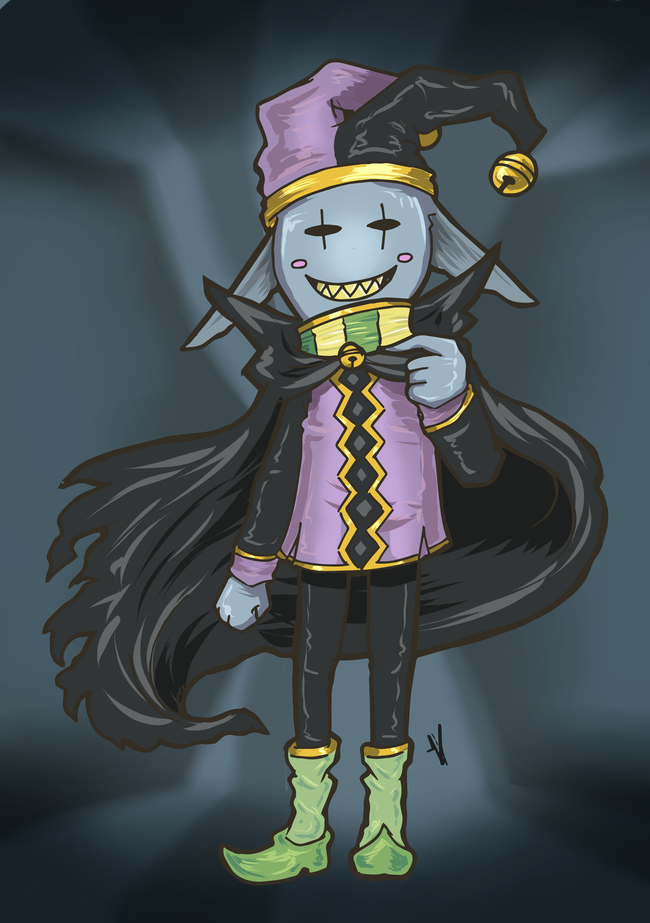 Jevil DeltaRune by envandrare on DeviantArt