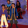 Disney Reverse Tales:Cassim, Mozen, Aladdin, Jarra