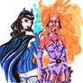 DC Bombshells  : Raven and Starfire