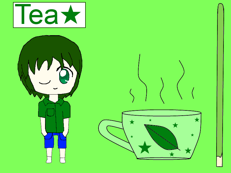 Green tea pocky chibi