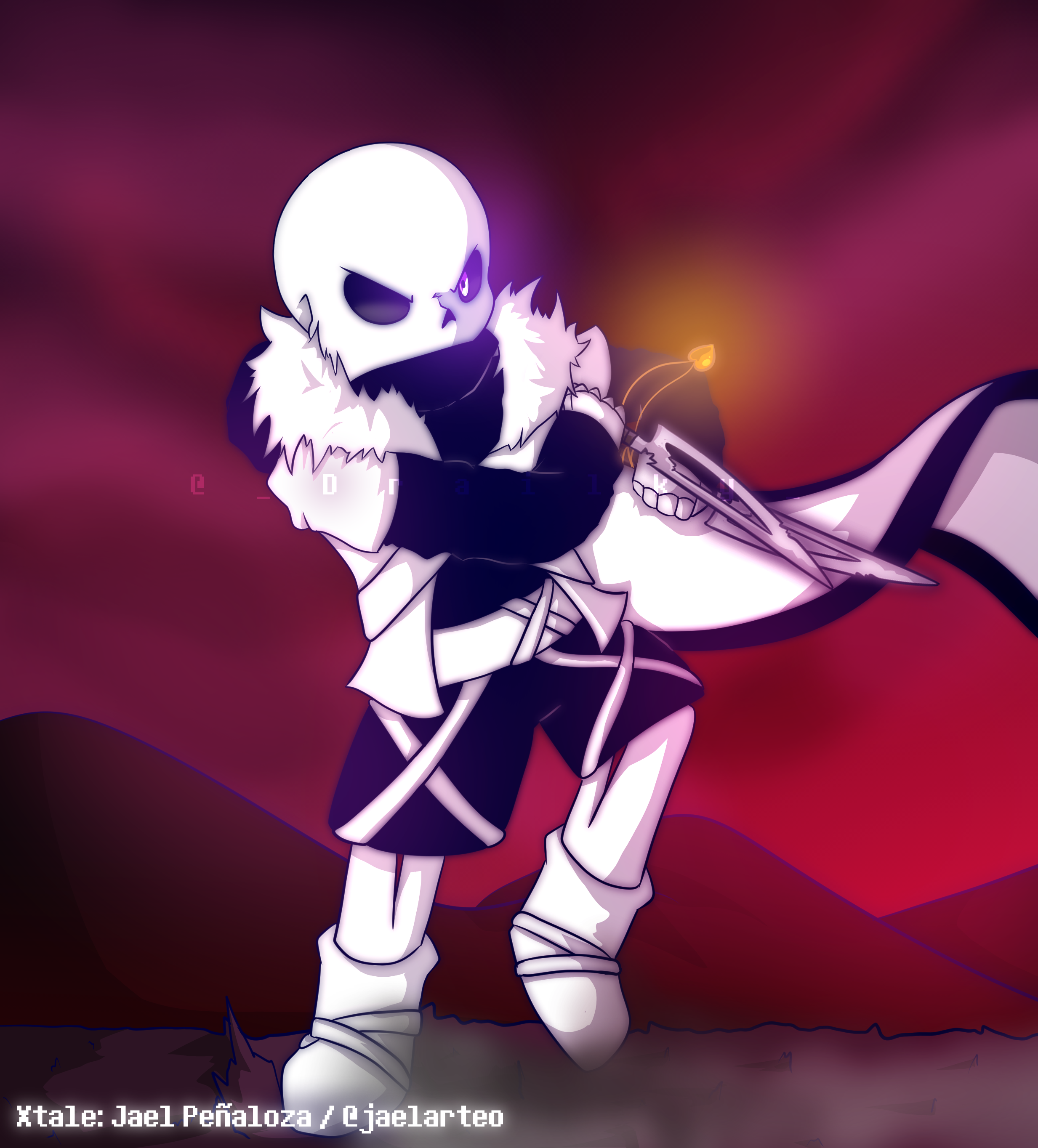 Fanart Cross Sans by lostvi21 on DeviantArt