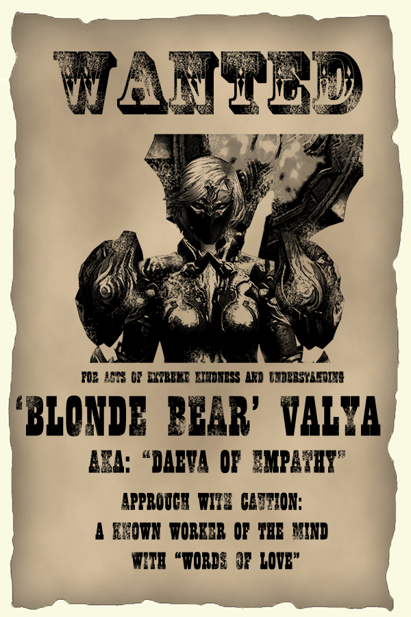 WANTED: 'Blonde Bear' Valya