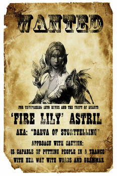 WANTED: 'Fire Lily' Astril v2