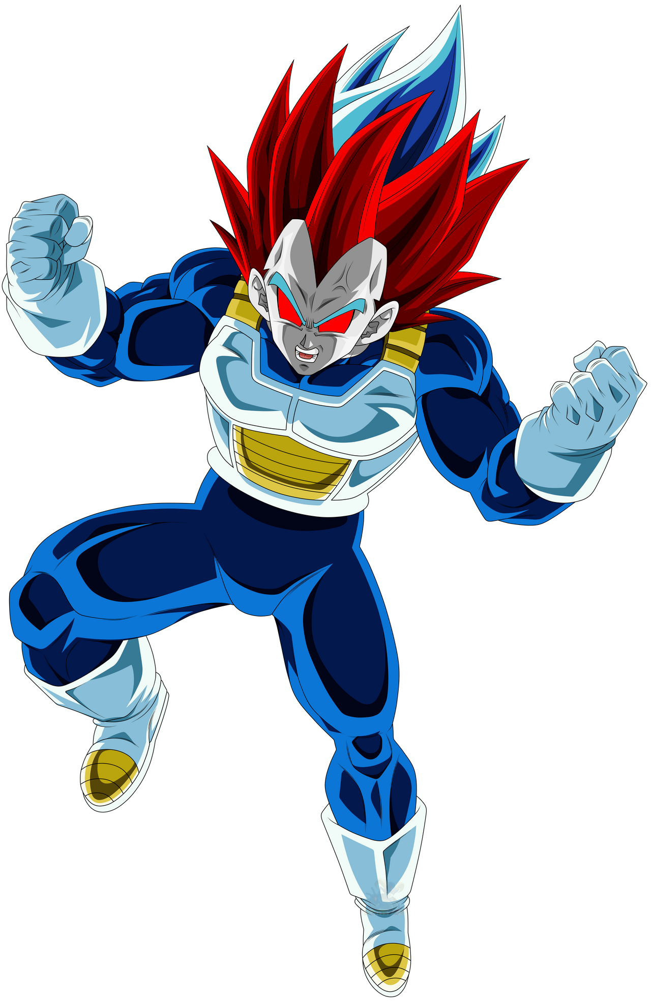 Vegeta ssj blue 2 by xchs on DeviantArt