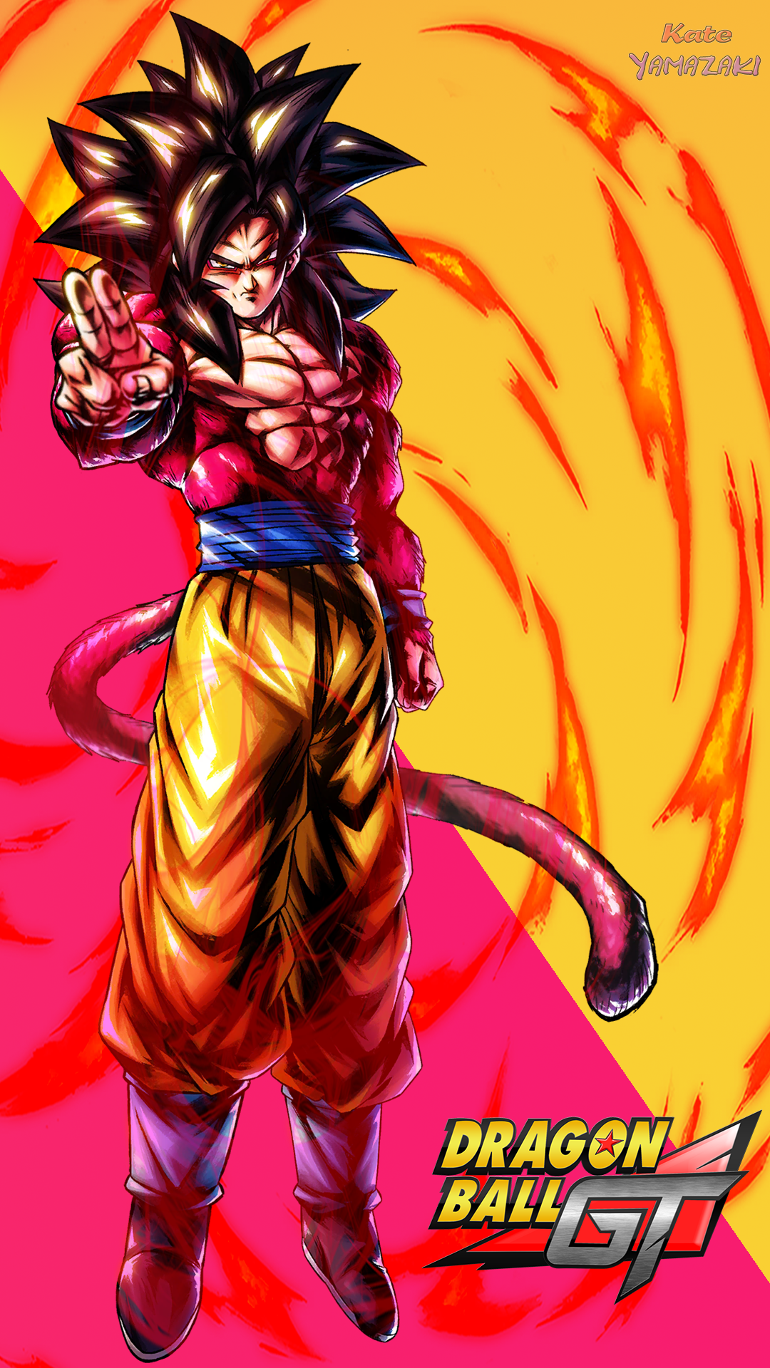 Fondo de Pantalla Goku Ssj4 by Kate-Yamazaki on DeviantArt