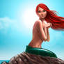 Ariel. The Little Mermaid. Wallpaper.